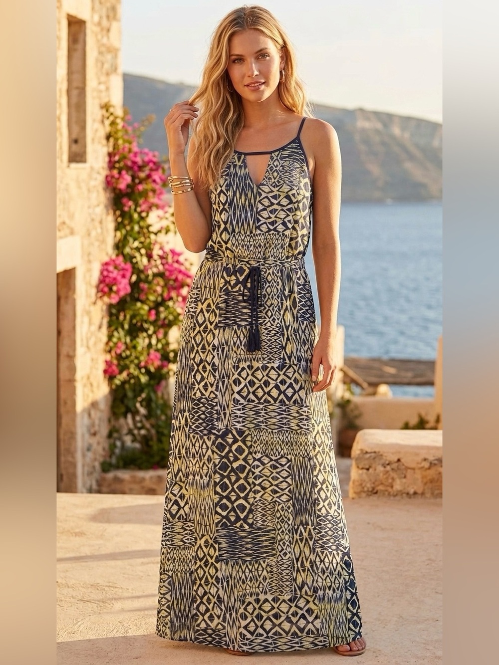Romeo & Juliet Women's Maxi Dress size S Summer Vacation Casual Party Comfy